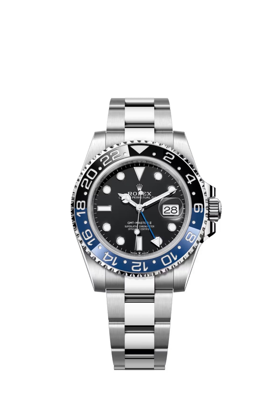 2018 rolex batman gmt master ii 40mm 116710blnr