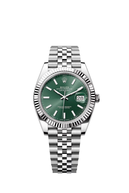 2026 UNWORN Rolex Datejust 41mm Mint Green Dial 126334