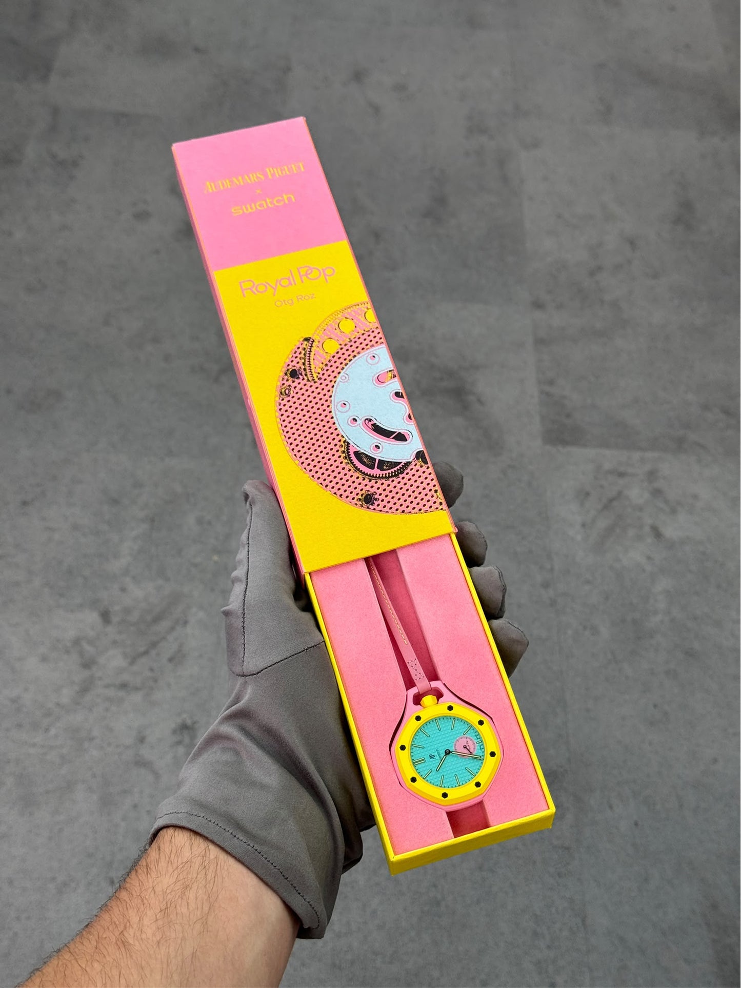 audemars piguet x swatch royal pop otg roz