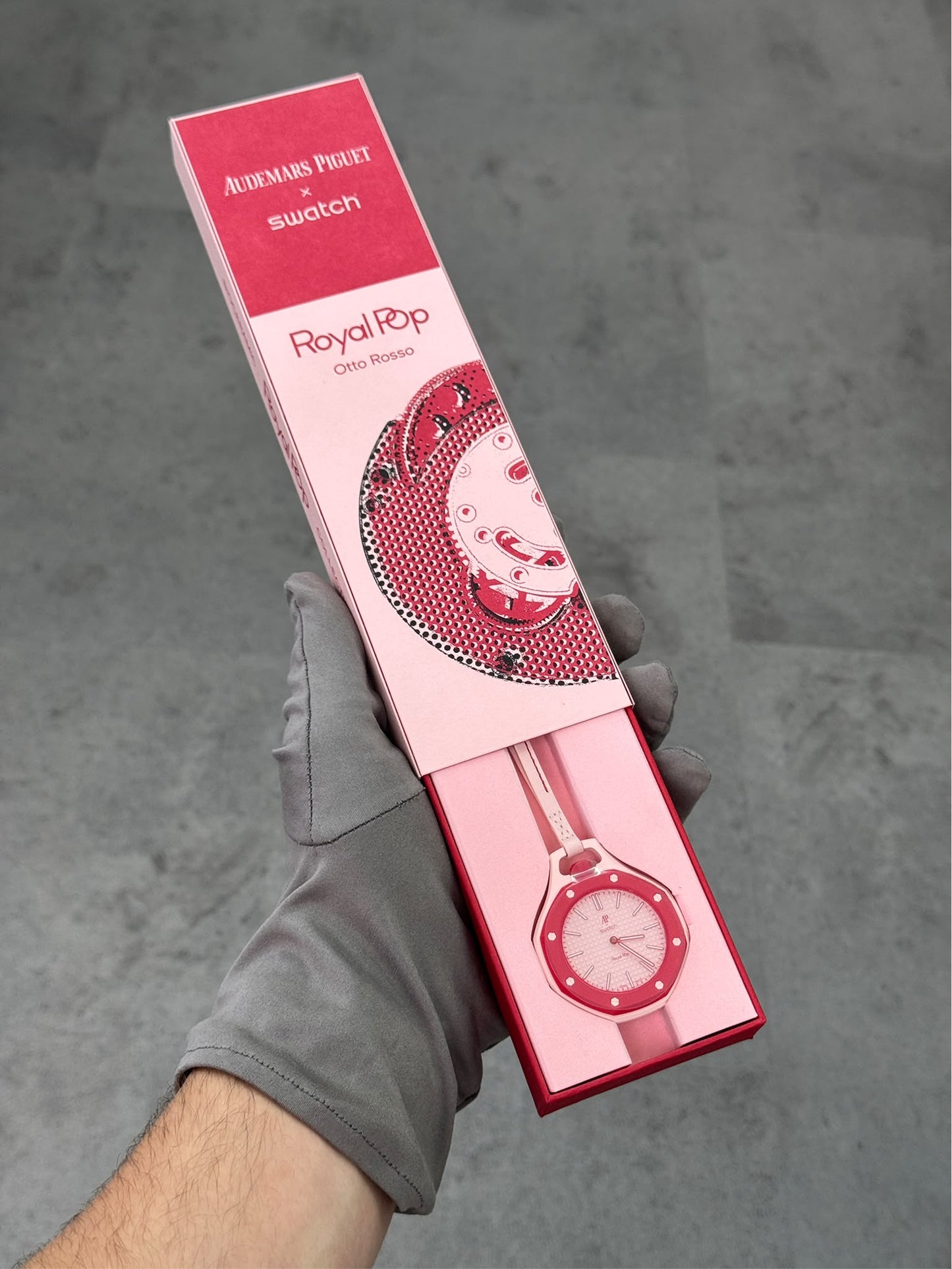 audemars piguet x swatch royal pop otto rosso