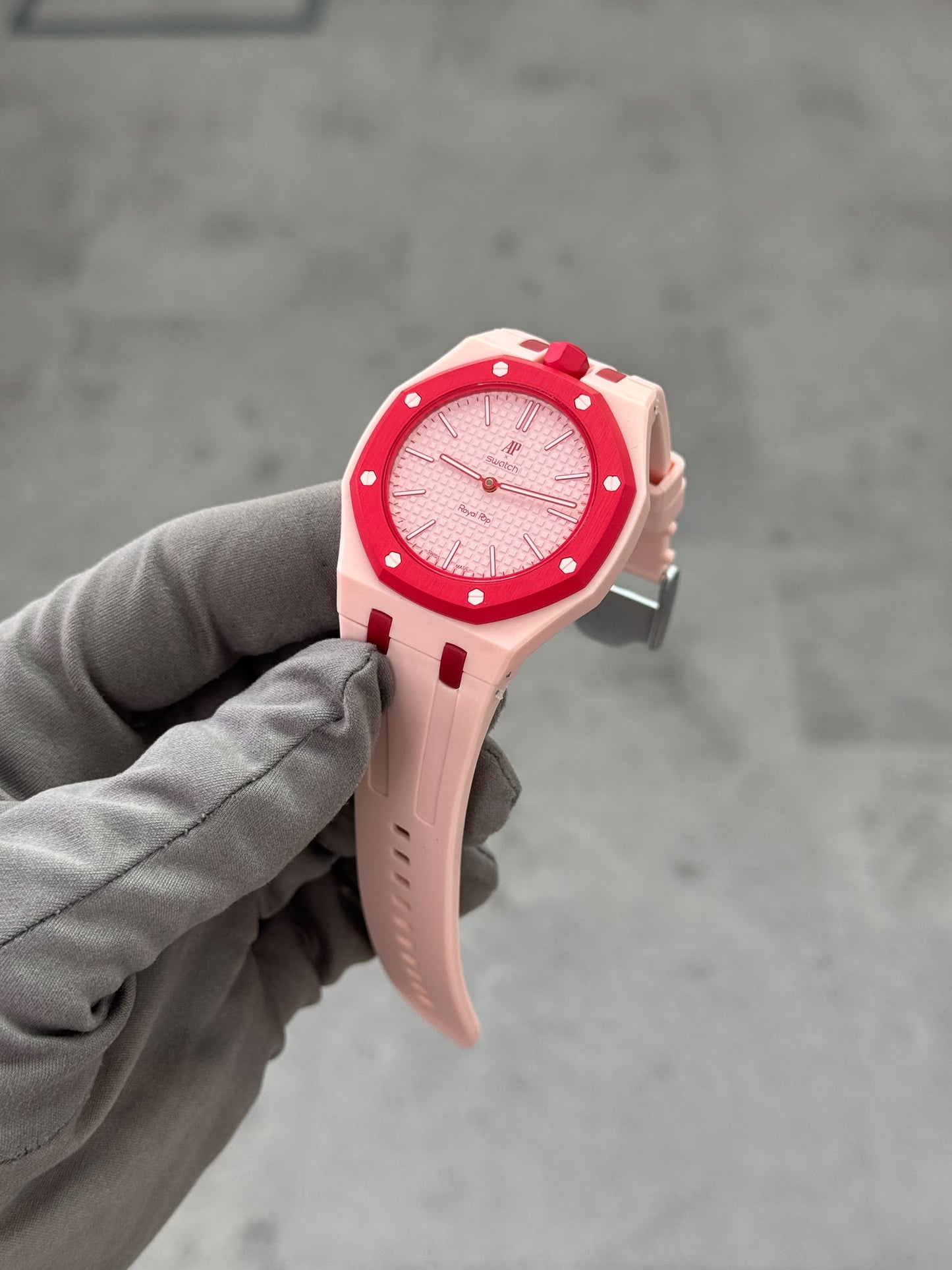 audemars piguet x swatch royal pop otto rosso