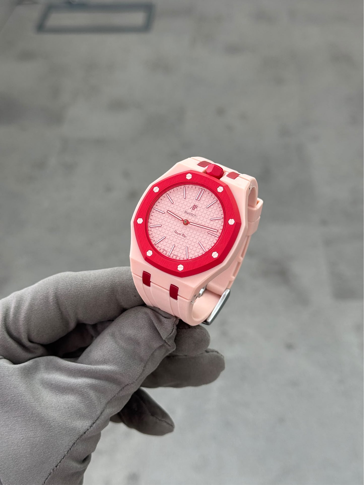 audemars piguet x swatch royal pop otto rosso