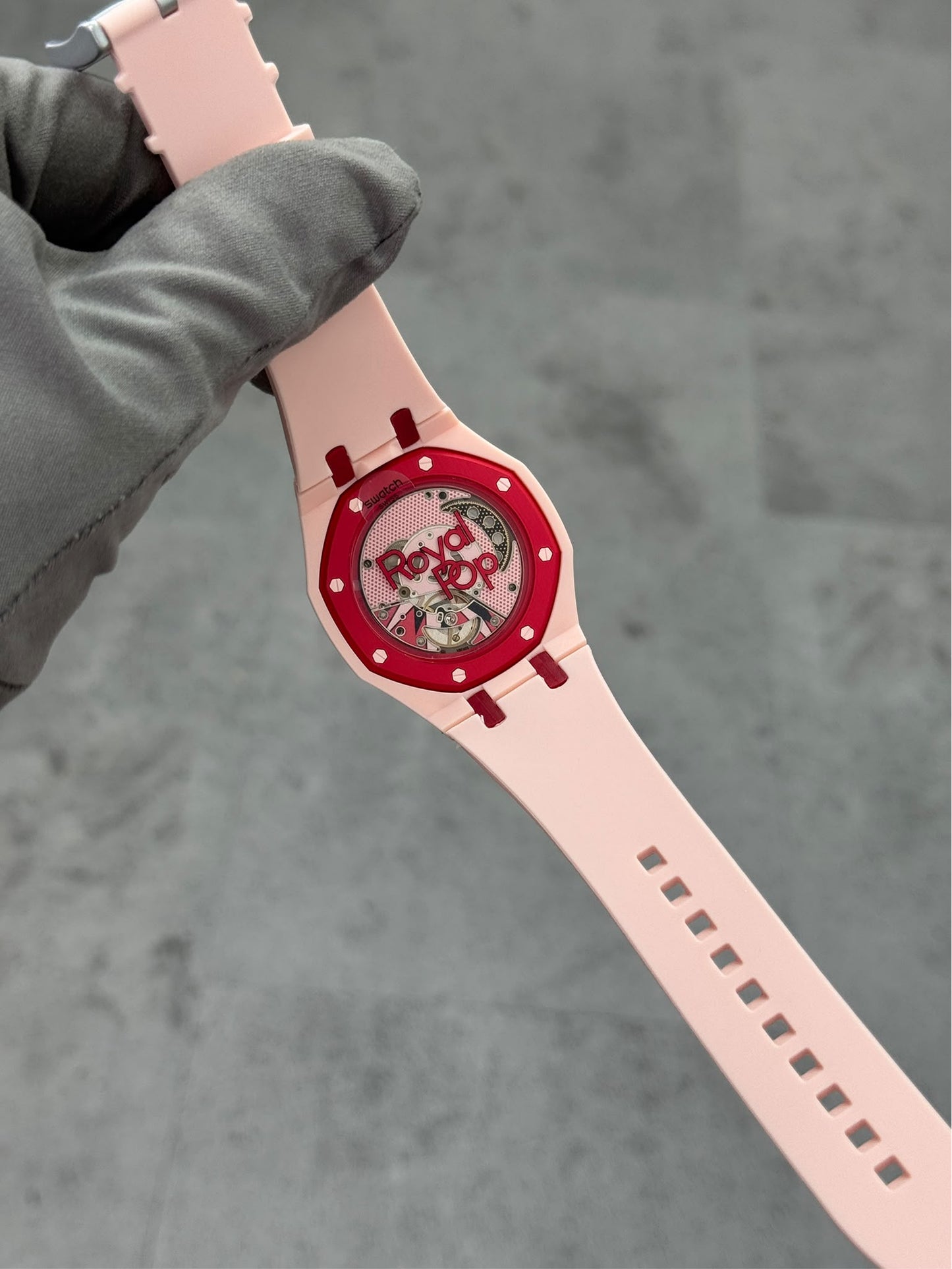 audemars piguet x swatch royal pop otto rosso