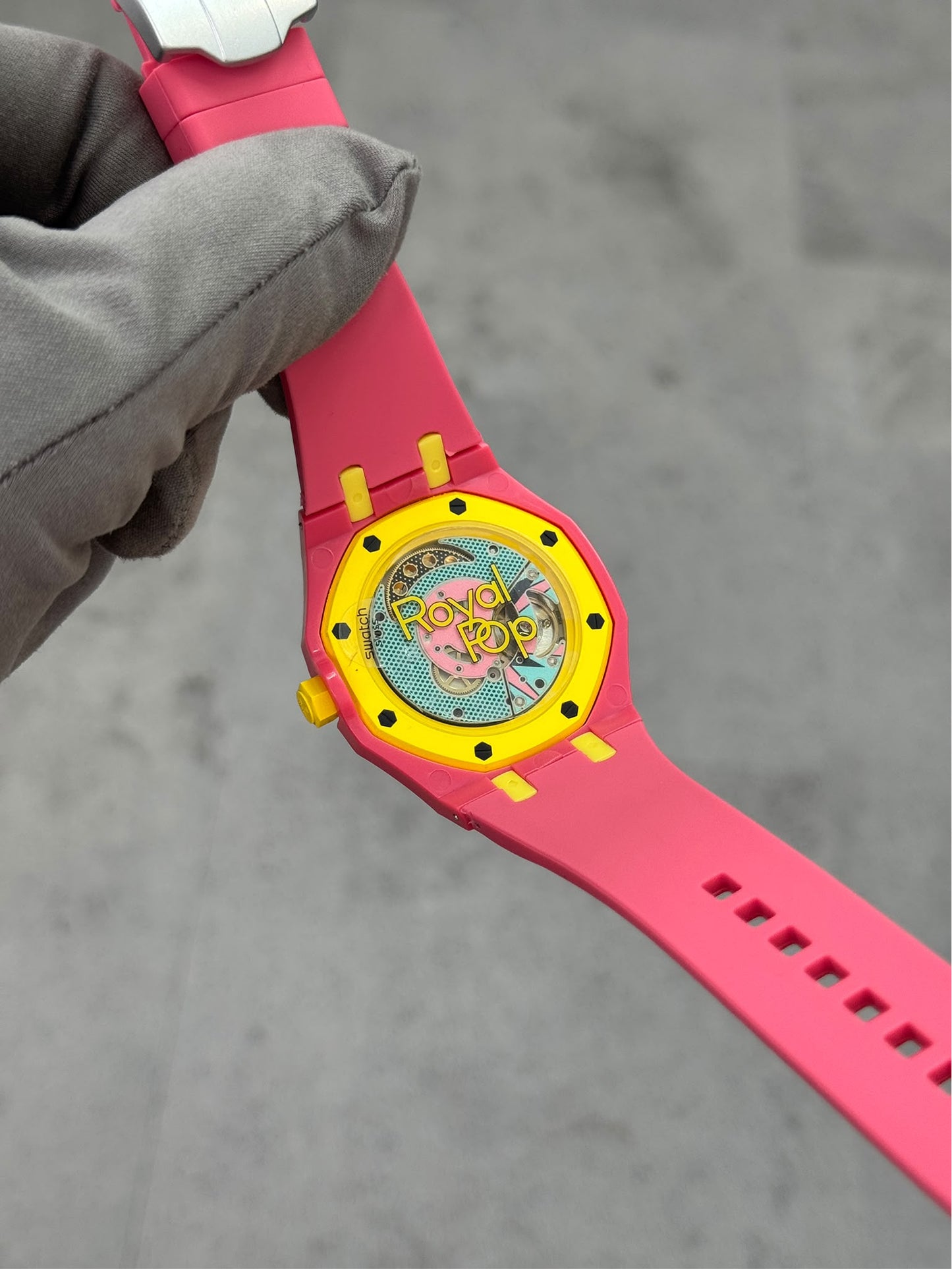 audemars piguet x swatch royal pop otg roz