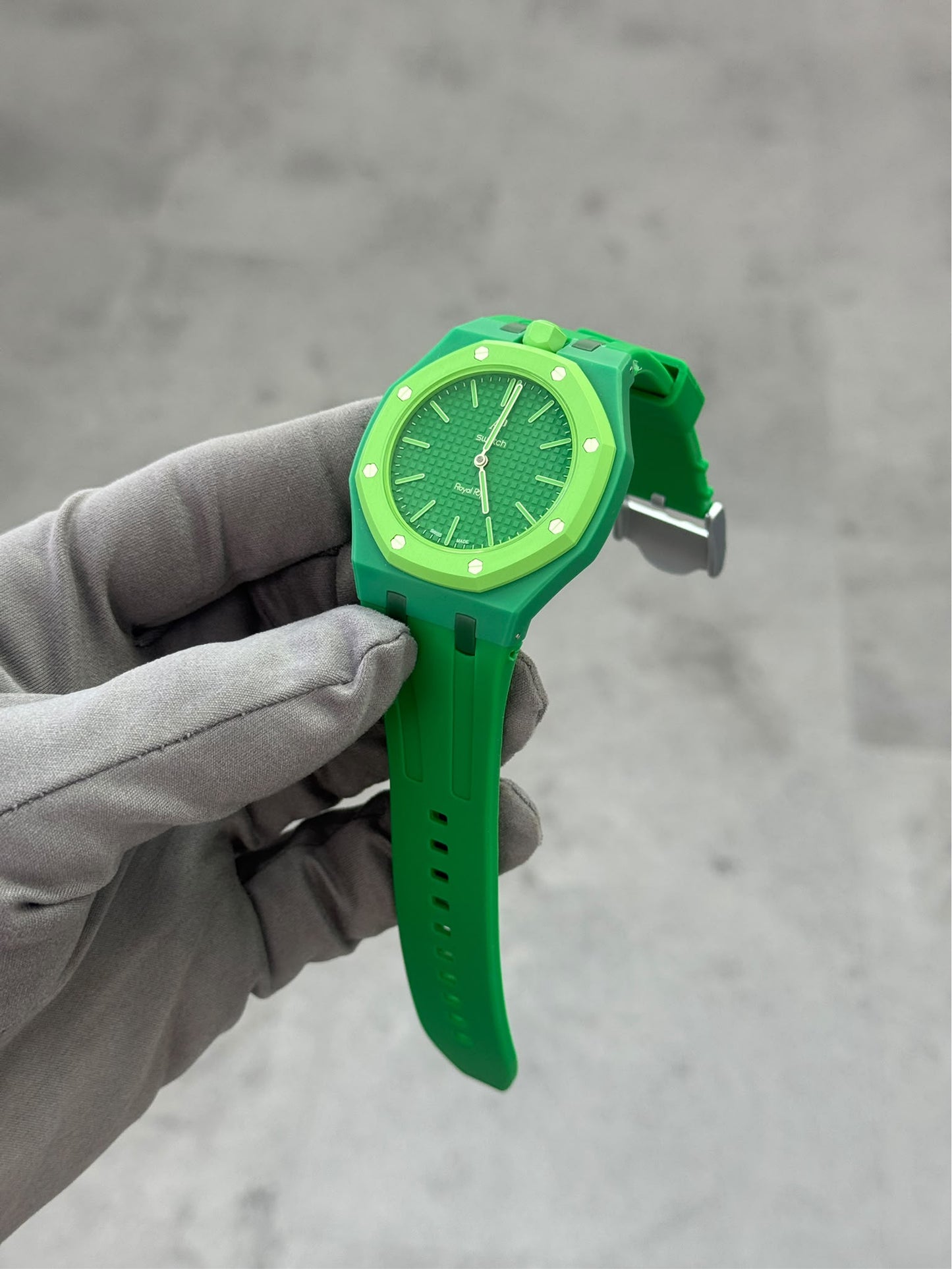 audemars piguet x swatch royal pop green eight